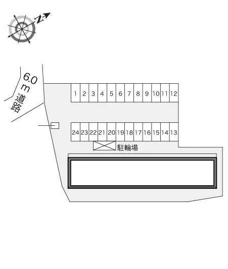 鶴岡市神明町 月極駐車場